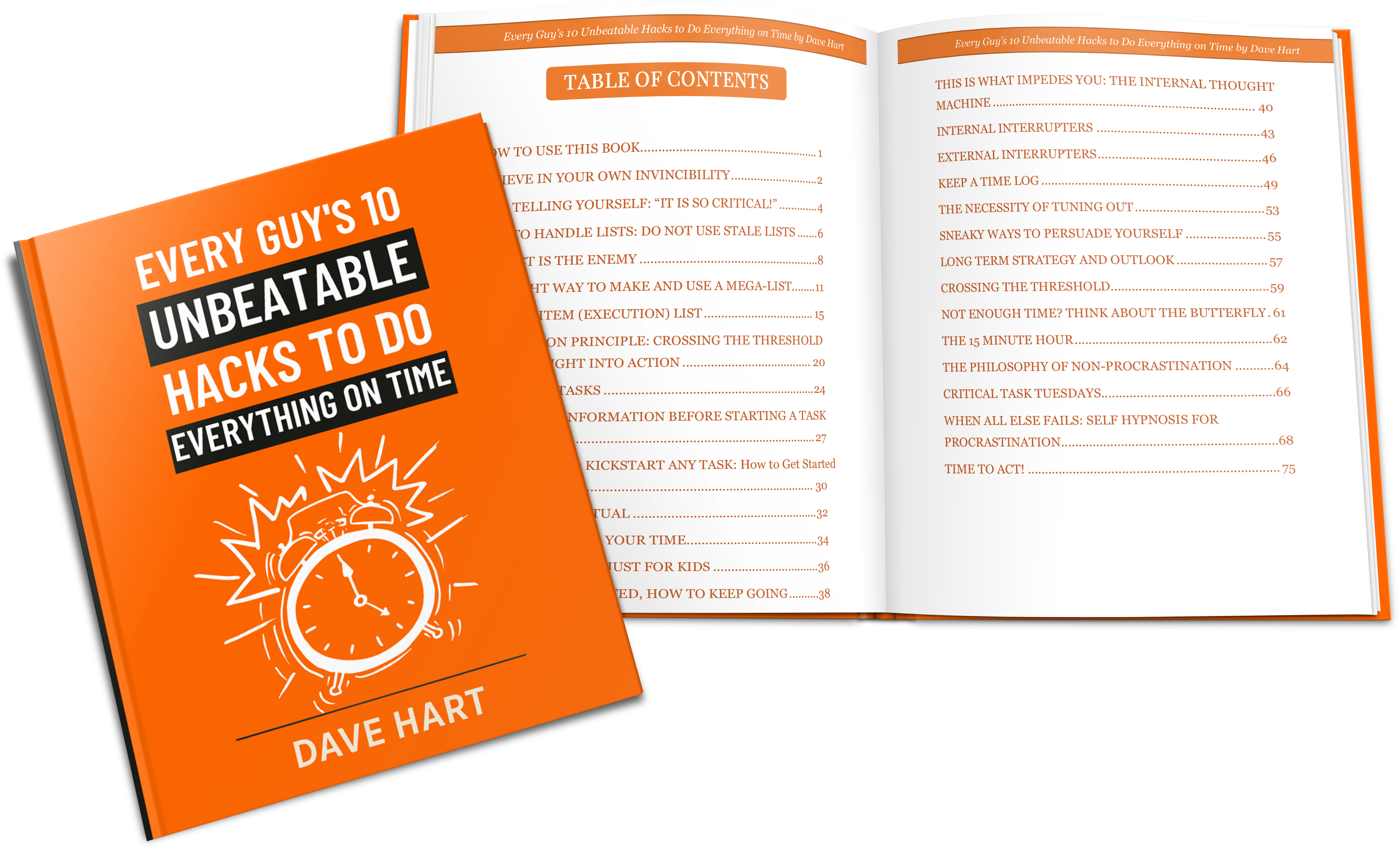 Every Guy's 10 Unbeatable Hacks - Book Open